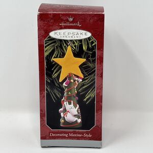 Hallmark 1998 Keepsake Ornament Decorating Maxine Christmas Tree Floyd w/ Box